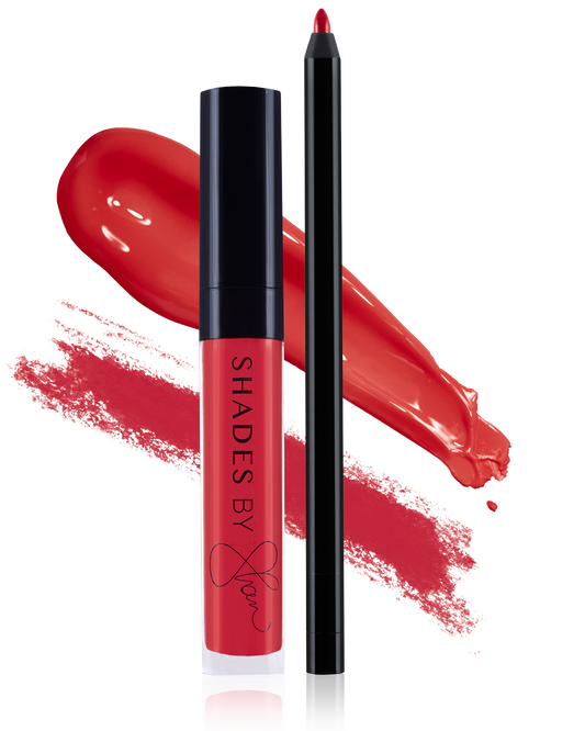 Flamin' Rojo Matte Lip Set