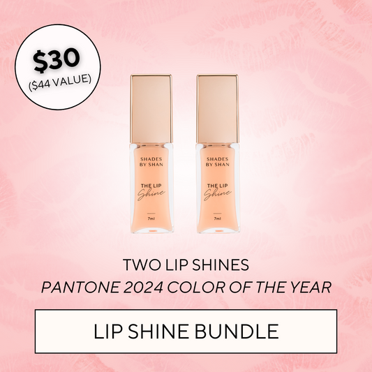 The Lip Shine Bundle in Pantone's 2024 Color Of The Year